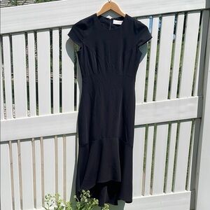 Amanda Uprichard Evaline Black High Low Womens XS Dress